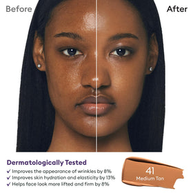 MISSHA being blended with fingers for natural coverage benefit