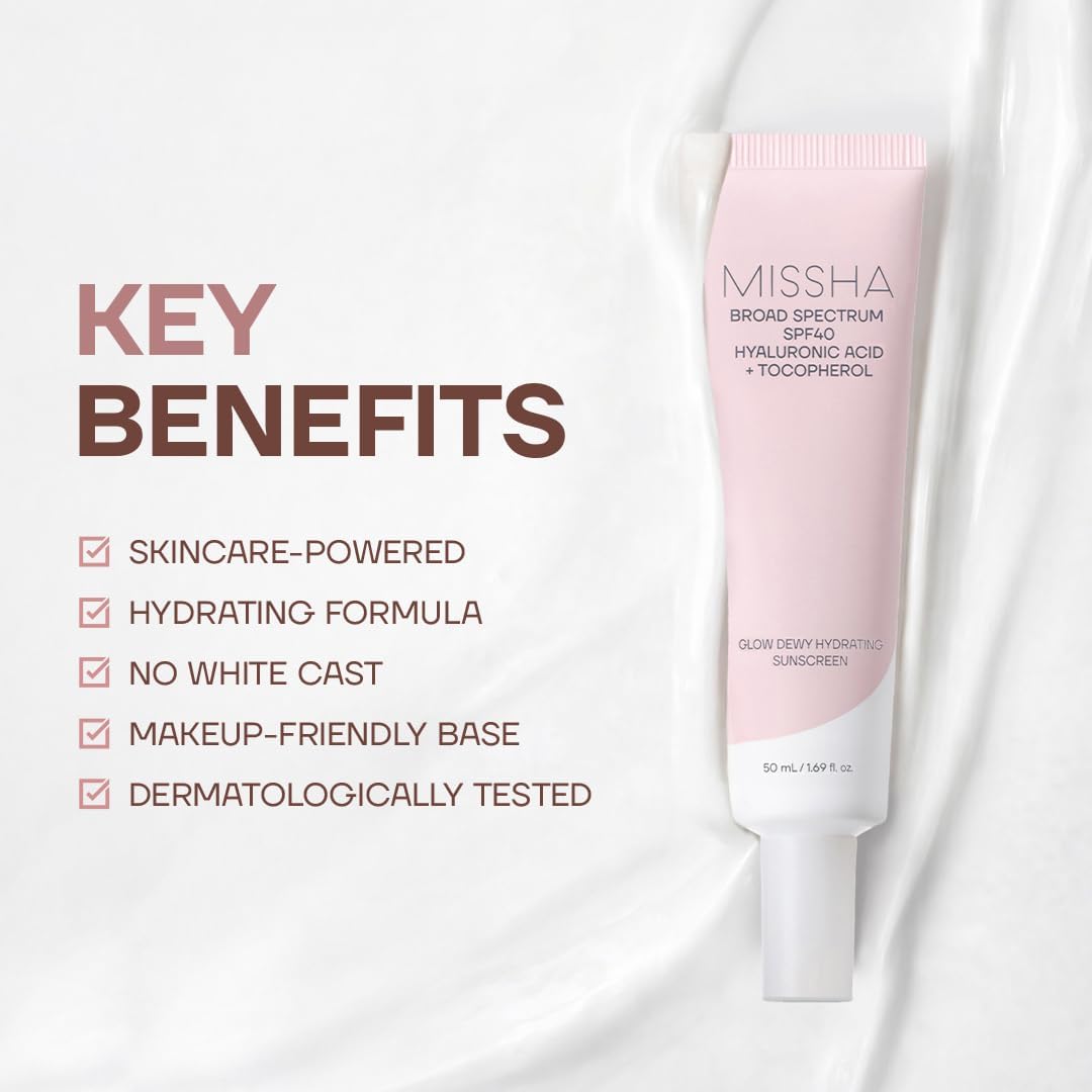 MISSHA applied on hand demonstrating smooth blend and hydration
