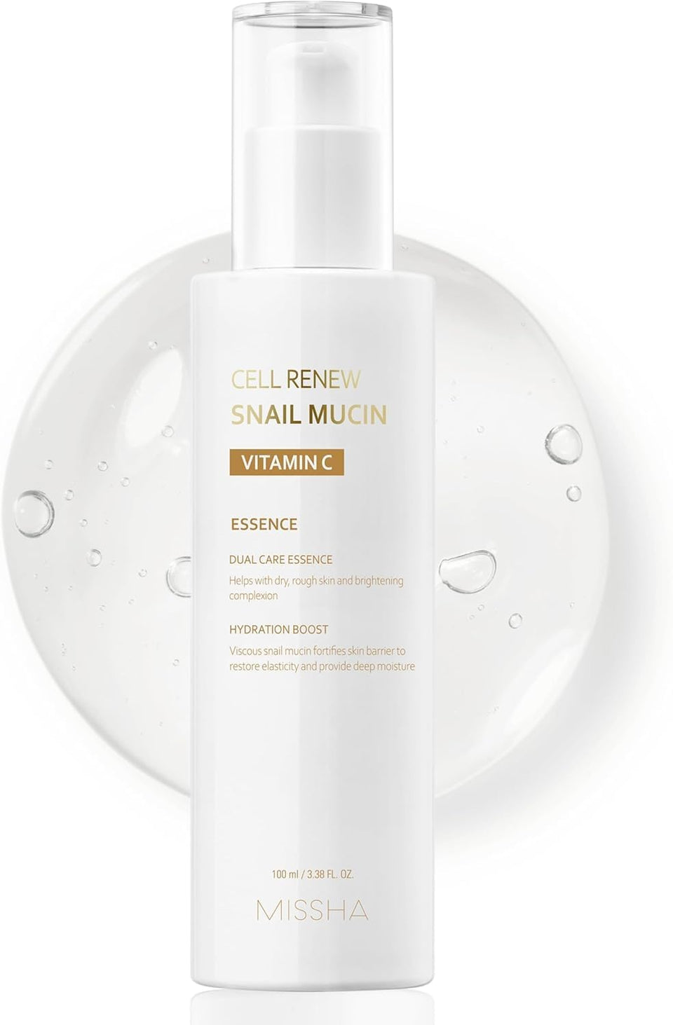 MISSHA front bottle showing product packaging and brand benefits