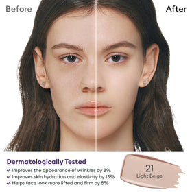 MISSHA application with fingertip demonstrating effortless blending