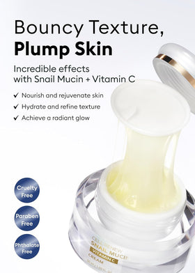 MISSHA cream on hand illustrating amount and easy absorption