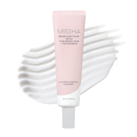 MISSHA front packaging showing bottle and SPF benefit
