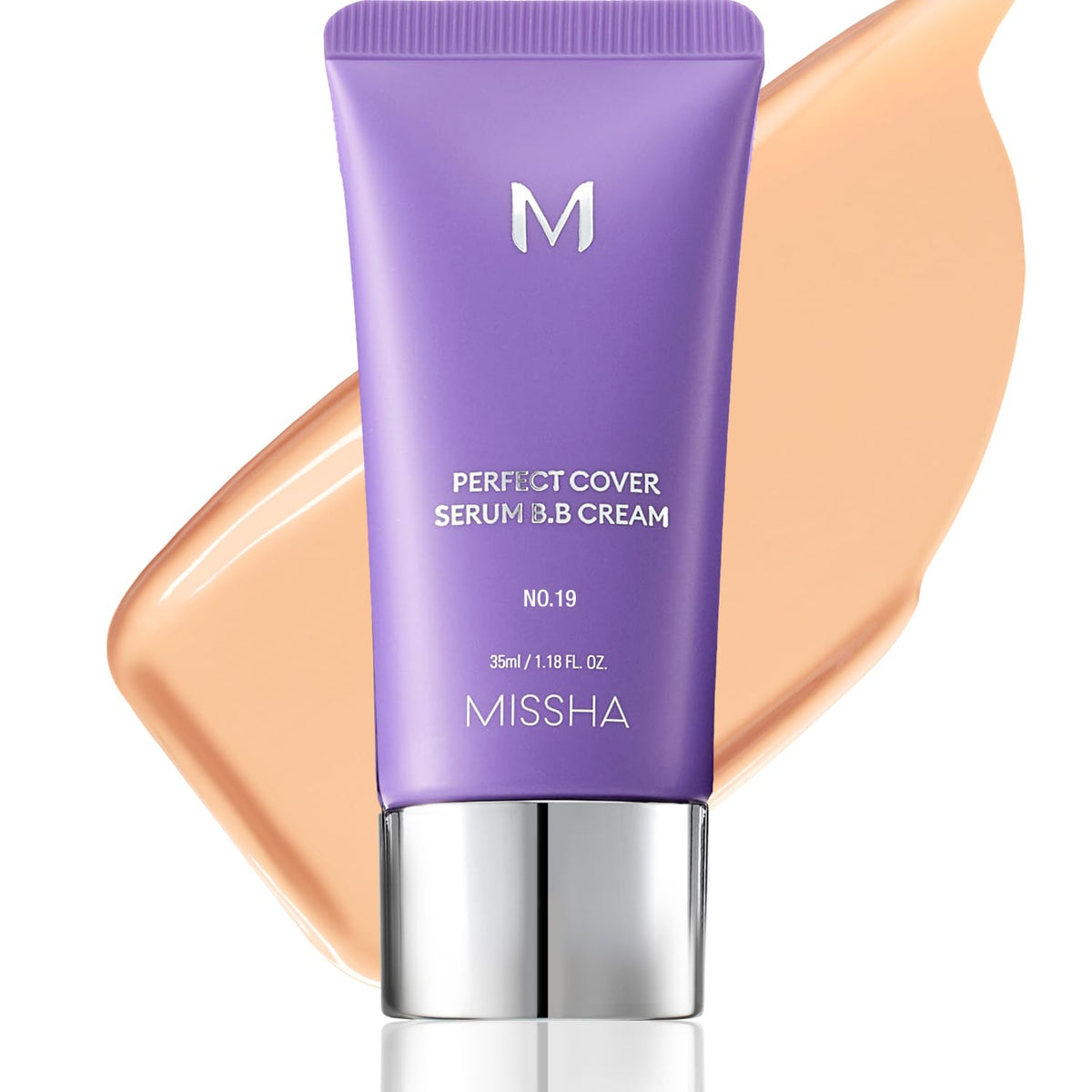 MISSHA front packaging No.19 Ivory showing product and shade for easy selection