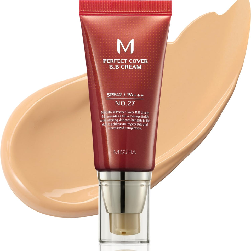 MISSHA front packaging showing bottle and visible SPF protection