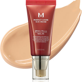 MISSHA front tube showing product and brand, convenient everyday base