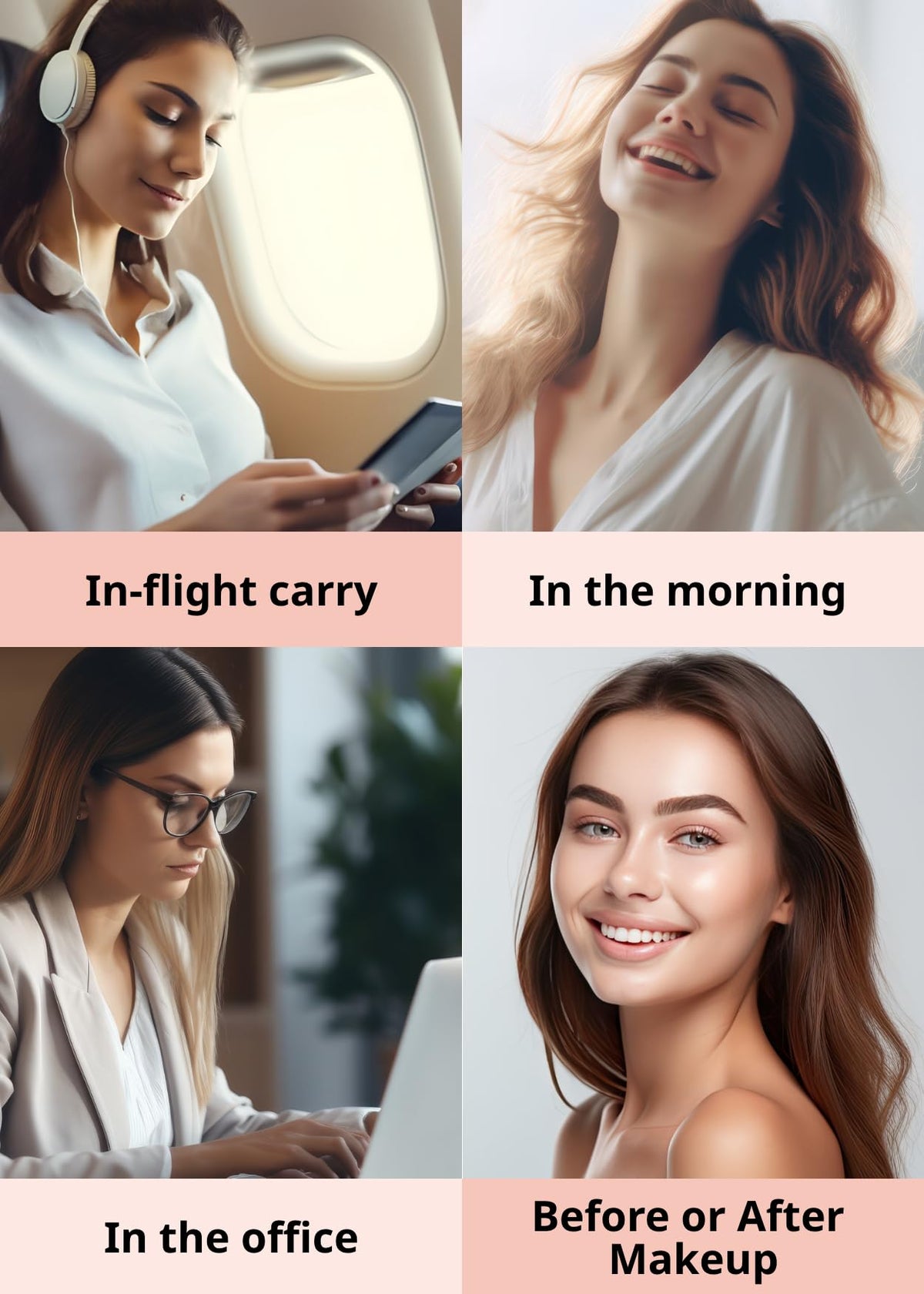 MISSHA lifestyle bag shot showing easy portability and on-the-go use