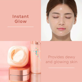 MISSHA used as morning pack on model for instant radiance boost