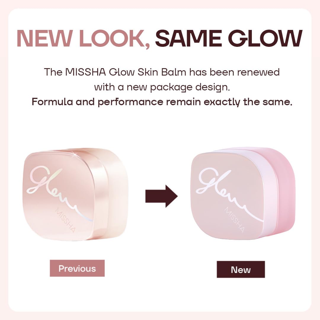MISSHA open balm swatch on finger displaying smooth luminous texture