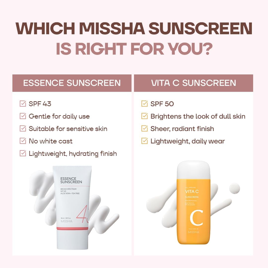 MISSHA sunscreen in outdoor scene showing daily protection for active routines benefit