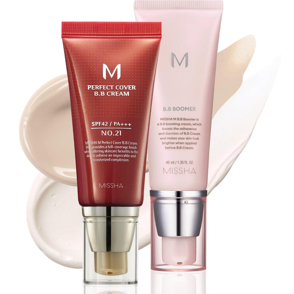 MISSHA front packaging of M Perfect Cover BB Cream showing product benefit of coverage