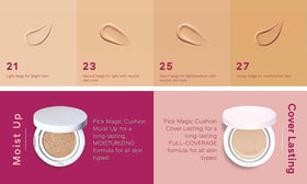 MISSHA two-pack contents displayed with refillable compact for value and portability