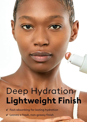 MISSHA applying serum to hand demonstrating fast absorption benefit