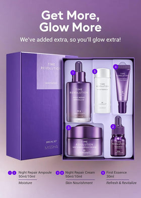 MISSHA travel and full sizes side-by-side for convenient portability benefit