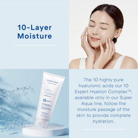 MISSHA label close-up highlighting ingredients and multi-hyaluronic formulation transparency
