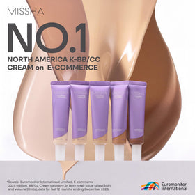 MISSHA close-up of silky serum texture highlighting smooth blendability