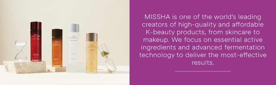 MISSHA lifestyle image on vanity conveying daily routine hydration benefit