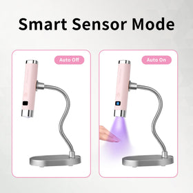 Missshine detachable magnetic stand with metal gooseneck showing flexible angle control