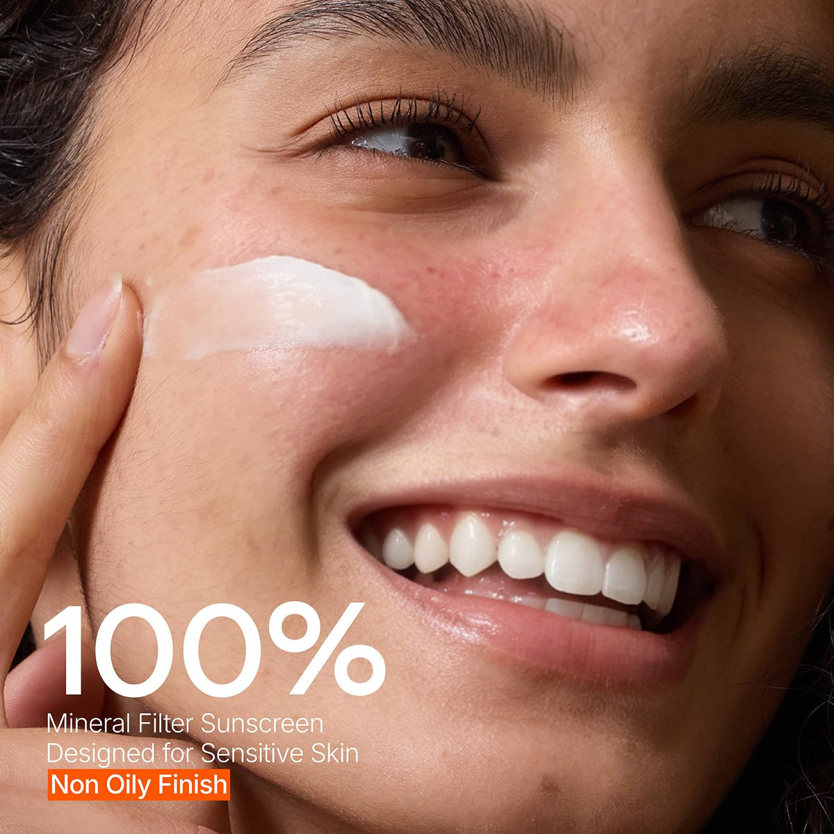 Mistine applied on hand demonstrating quick absorption and natural look
