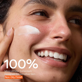 Mistine applied on hand demonstrating quick absorption and natural look
