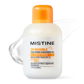 Mistine front packaging showing SPF 50 and 2-in-1 benefits
