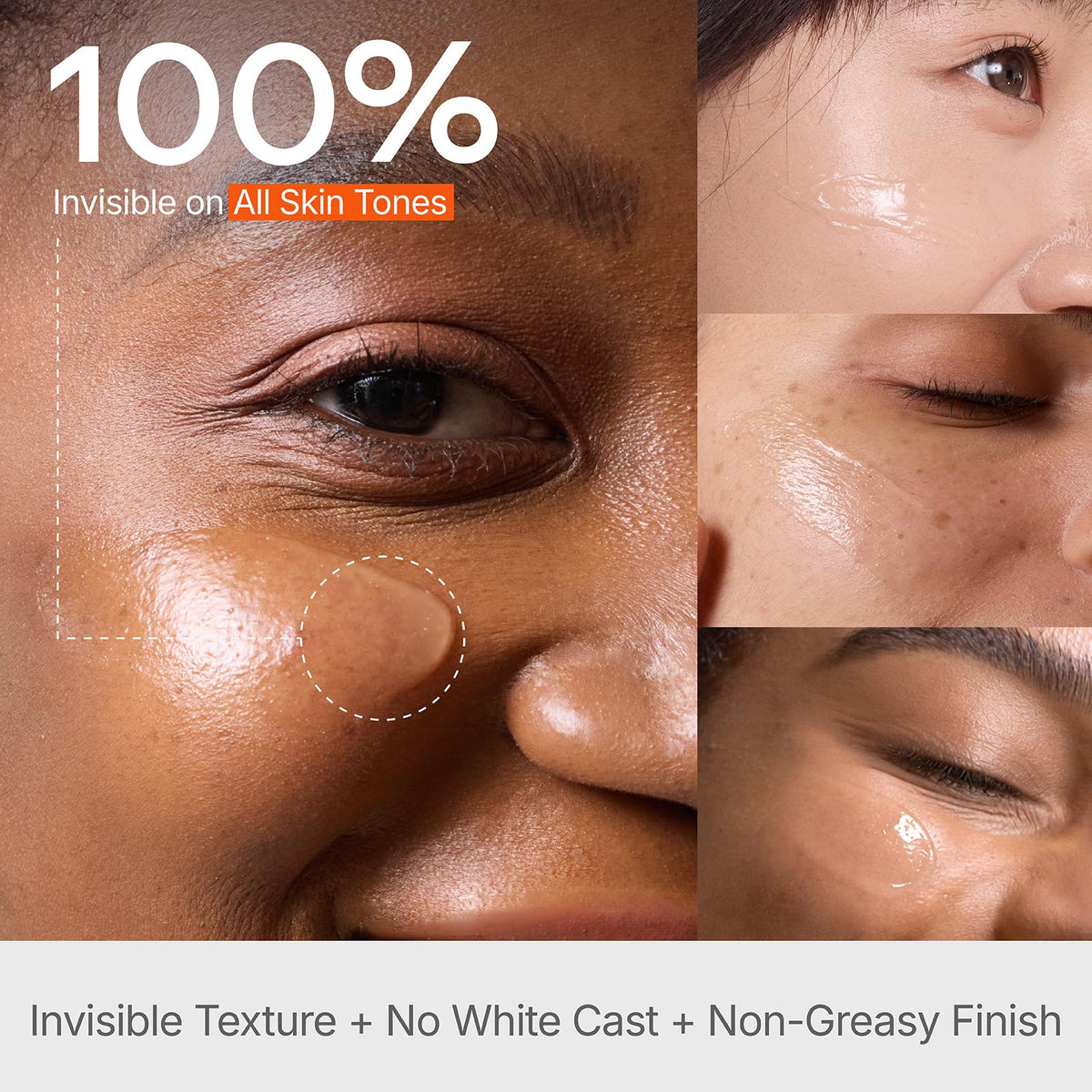 Mistine gel texture close-up demonstrating lightweight serum absorption
