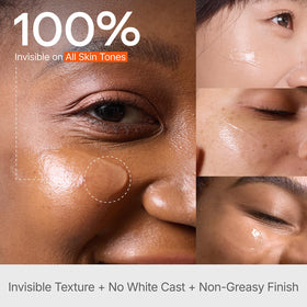 Mistine gel texture close-up demonstrating lightweight serum absorption
