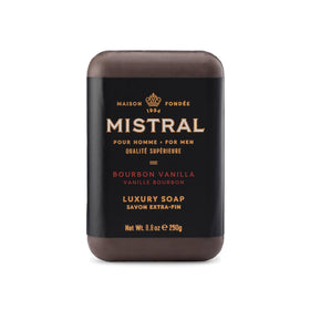 Mistral bourbon vanilla front packaging showing premium French bar — elegant presentation