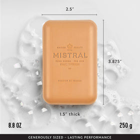 Mistral Golden Tobacco argan oil ingredient shot highlighting moisturizing benefit