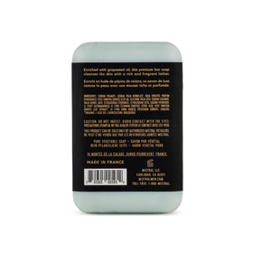 Mistral bar close-up texture highlighting triple-milled firmness benefit