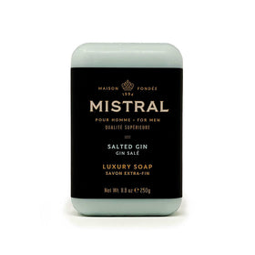Mistral front packaging showing elegant branding and scent details