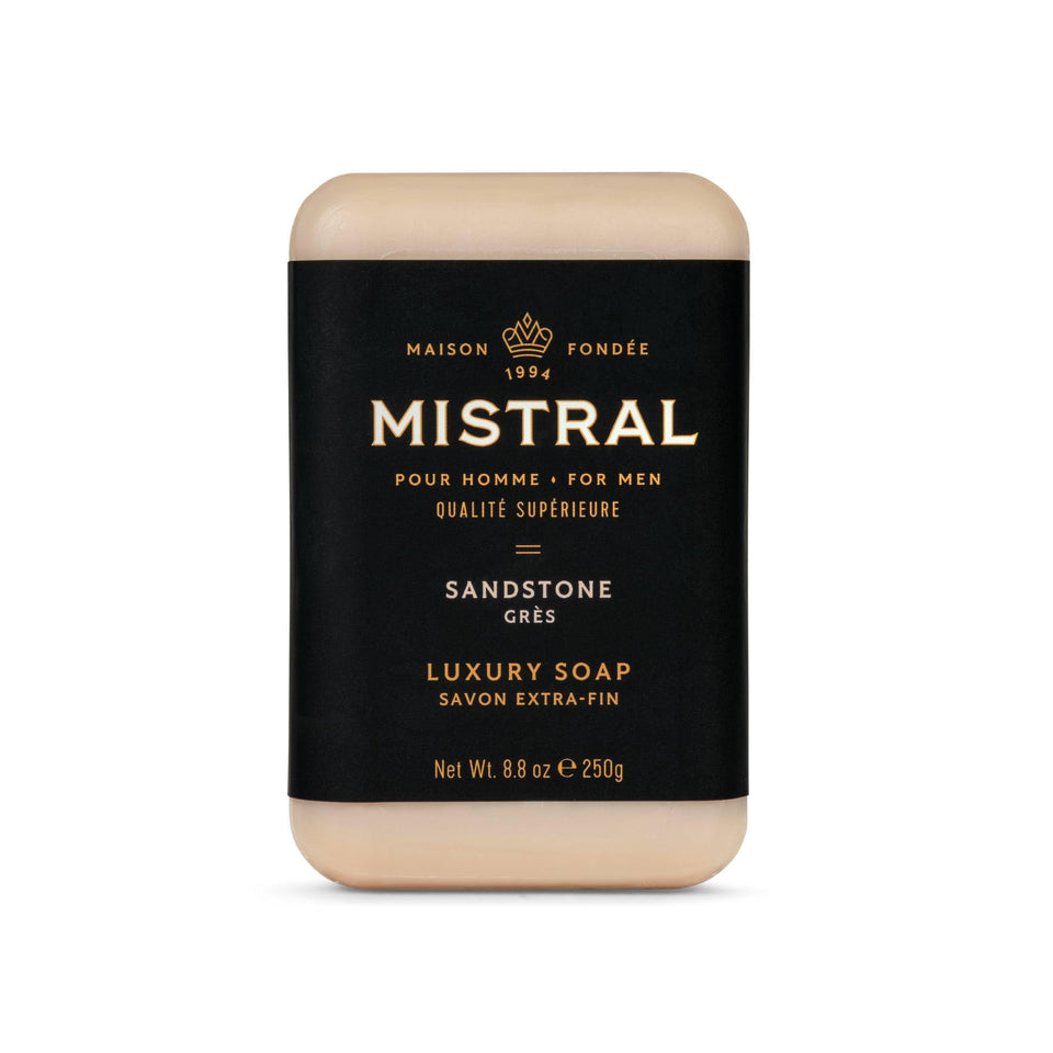 Mistral front packaging showing size and luxury design, communicates premium quality