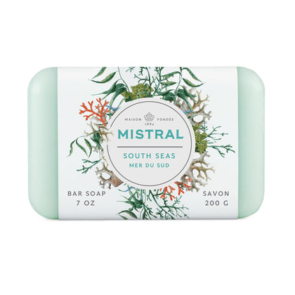 Mistral South Seas front packaging showing elegant label and size benefit