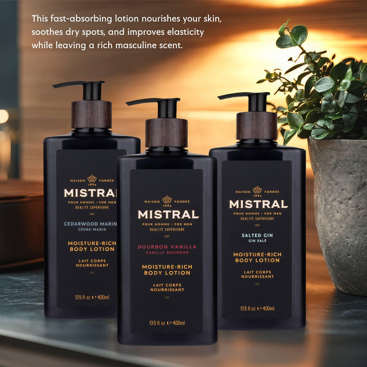 Mistral cream texture on hand demonstrating fast absorption and non-greasy finish