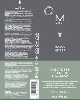 MITCH packaging badge showing PCR materials emphasizing reduced environmental impact