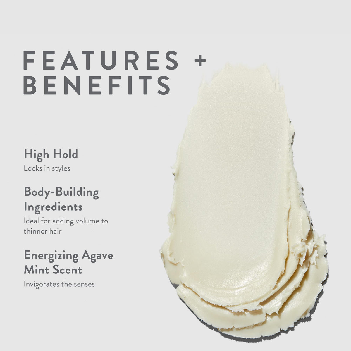 MITCH portion on fingertip ready to apply for precise styling control