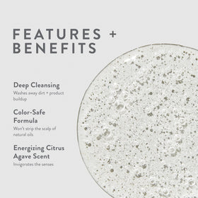 MITCH shampoo lather texture demonstrating effective cleansing foam