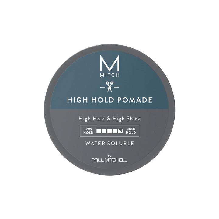 MITCH front jar view showing label and high-shine hold benefit