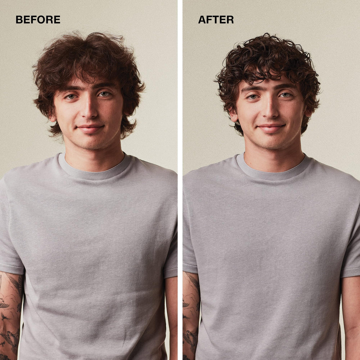 MITCH in-shower use with man washing hair showing time-saving 2-in-1 benefit