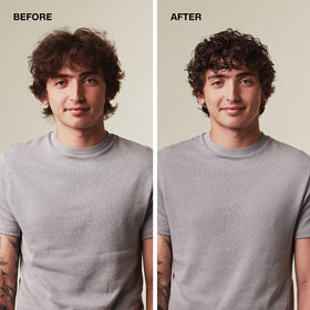MITCH in-shower use with man washing hair showing time-saving 2-in-1 benefit