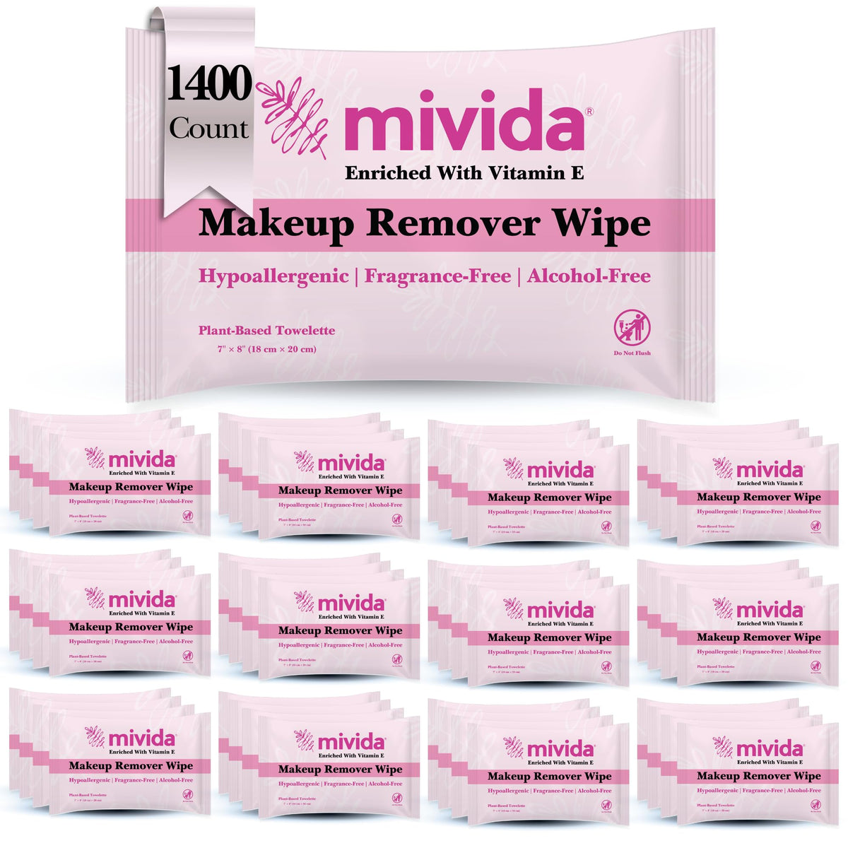 mivida front packaging showing bulk supply and convenience for businesses