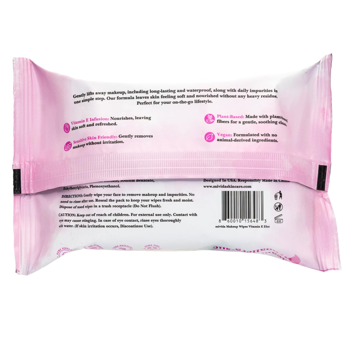 mivida wipes in a gym bag illustrating travel-ready convenience benefit