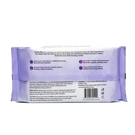 mivida wipe in use removing eye makeup to show gentle effective cleansing