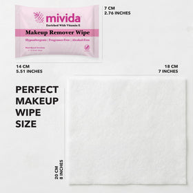 mivida open resealable pouch with wrapped wipes preventing drying
