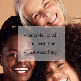 mivida applying serum to face and neck for wrinkle-targeting benefit