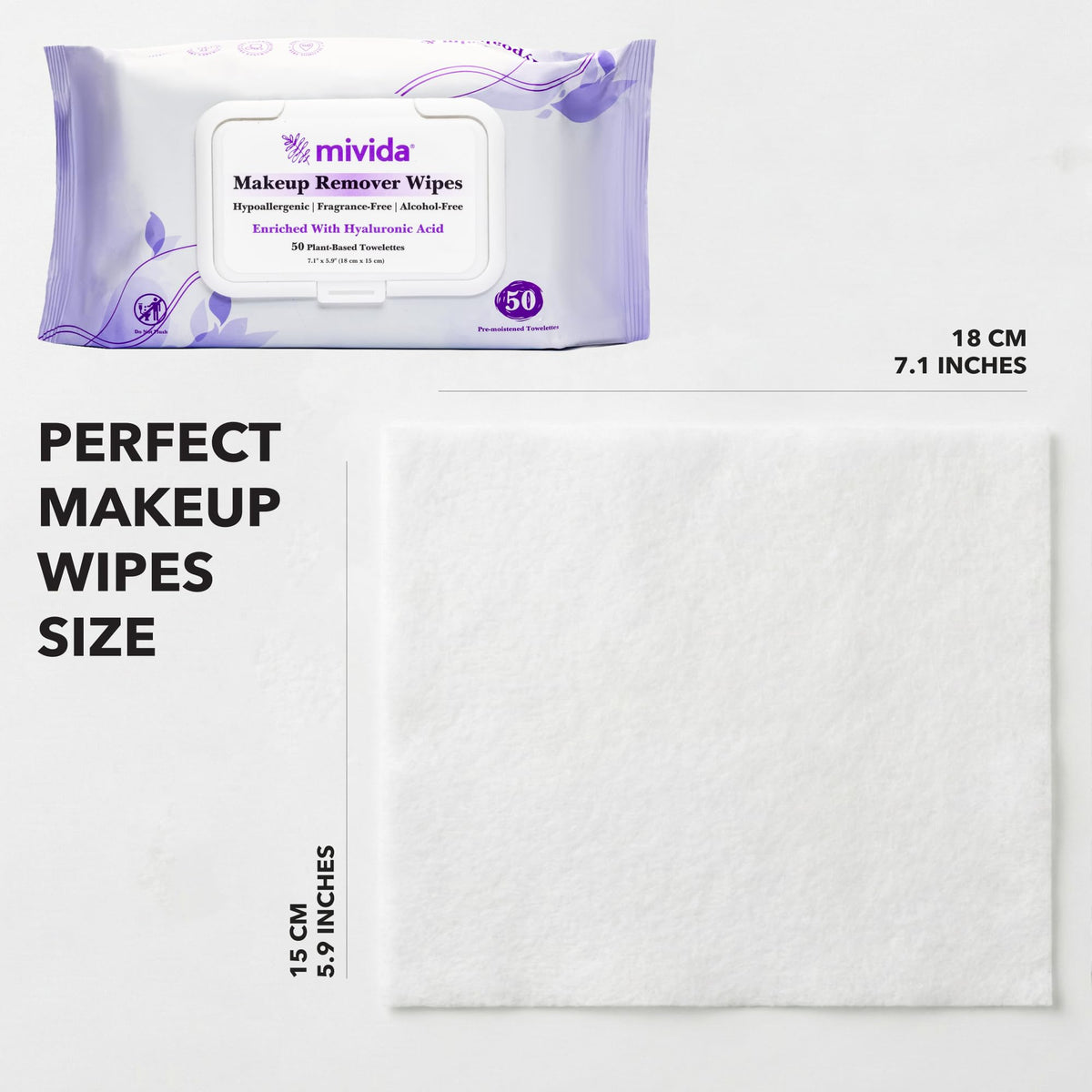 mivida pack next to credit card showing compact footprint and portable sizing