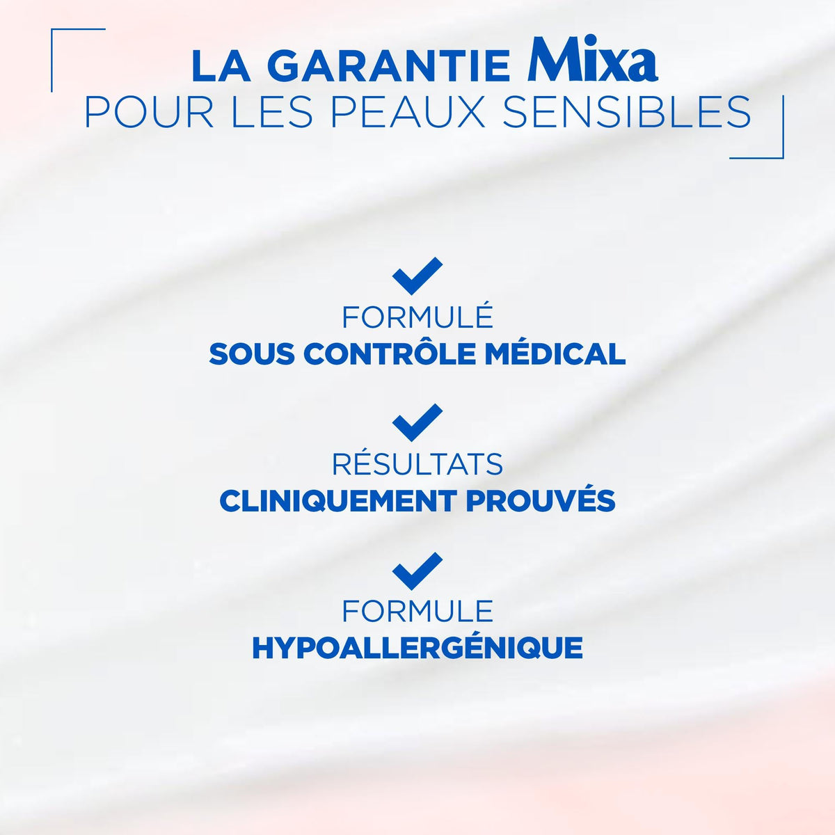 Mixa pot on bedside shelf suggesting nightly restorative care routine