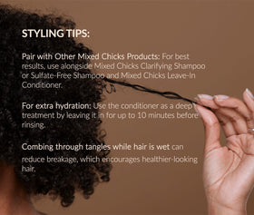 Mixed Chicks label close-up showing clear directions and ingredient info