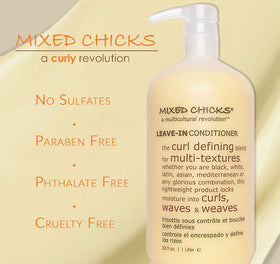 Mixed Chicks 33 fl oz bottle held in hand showing size and value