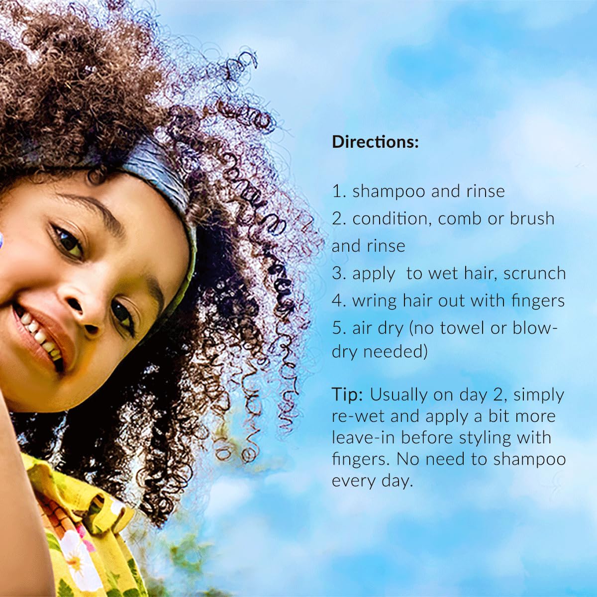 Mixed Chicks ingredients label highlighting gentle, paraben-free formulation