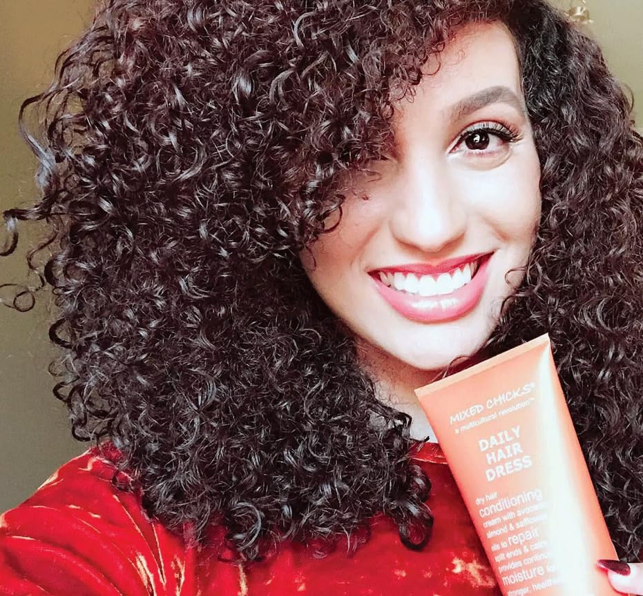 Mixed Chicks on bathroom vanity styled for everyday grooming routine